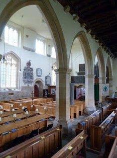 Blockley church interior