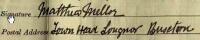 Signature on 1911 Census Return