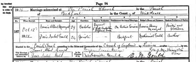 Bedfont Marriage Register