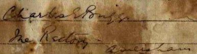 Signature on 1911 Census Return