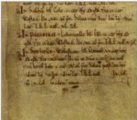 Pilsbury entry in Domesday Book